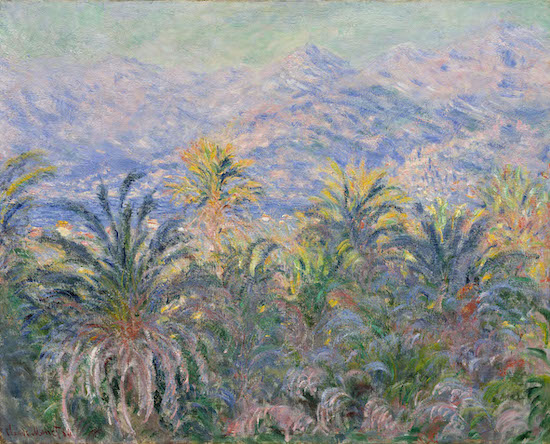 Palm Trees at Bordighera, 1884 (oil on canvas)